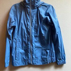 Columbia hoodie full zip nylon lightweight travel jacket Sz S